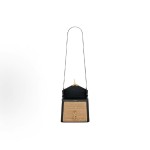 SAINT LAURENT YSL Cassandra gold Logo bag lid opening and closing unique, non-identical single-shoulder crossbody handbag mini women\'s style, beige and black